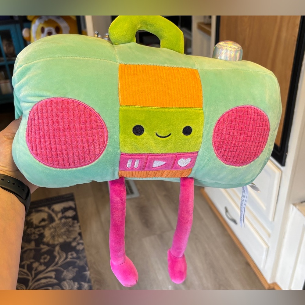 Holiday Home 14" Retro Buddies Boombox Plush Toy